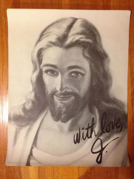 Jesus signed photo