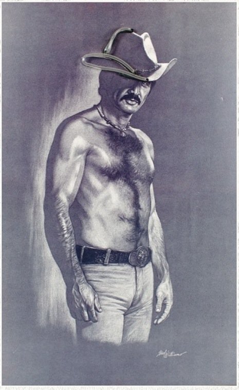 Burt Reynolds naked torso painting, opening bid $800-1200