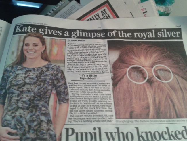 Daily Mail Kate Middleton