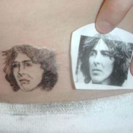 George Harrison bad tattoo