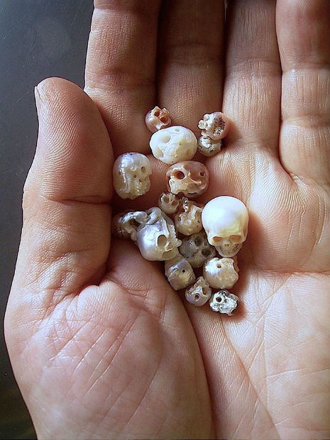 pearl skulls