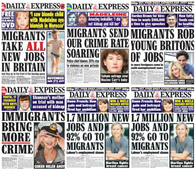 daily express migrants
