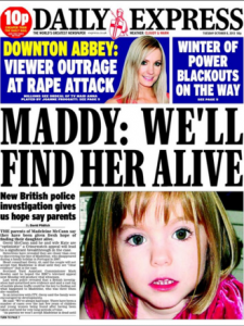 Anorak News | Madeleine McCann stars in the least surprising tabloid ...