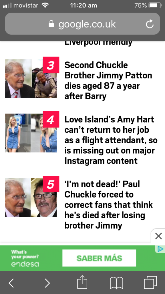 chuckle brothers death clickbait