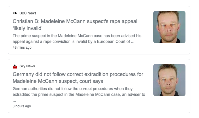 Maddie Mccann rape Brueckner