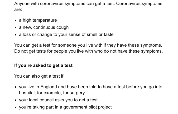 Covid test rules
